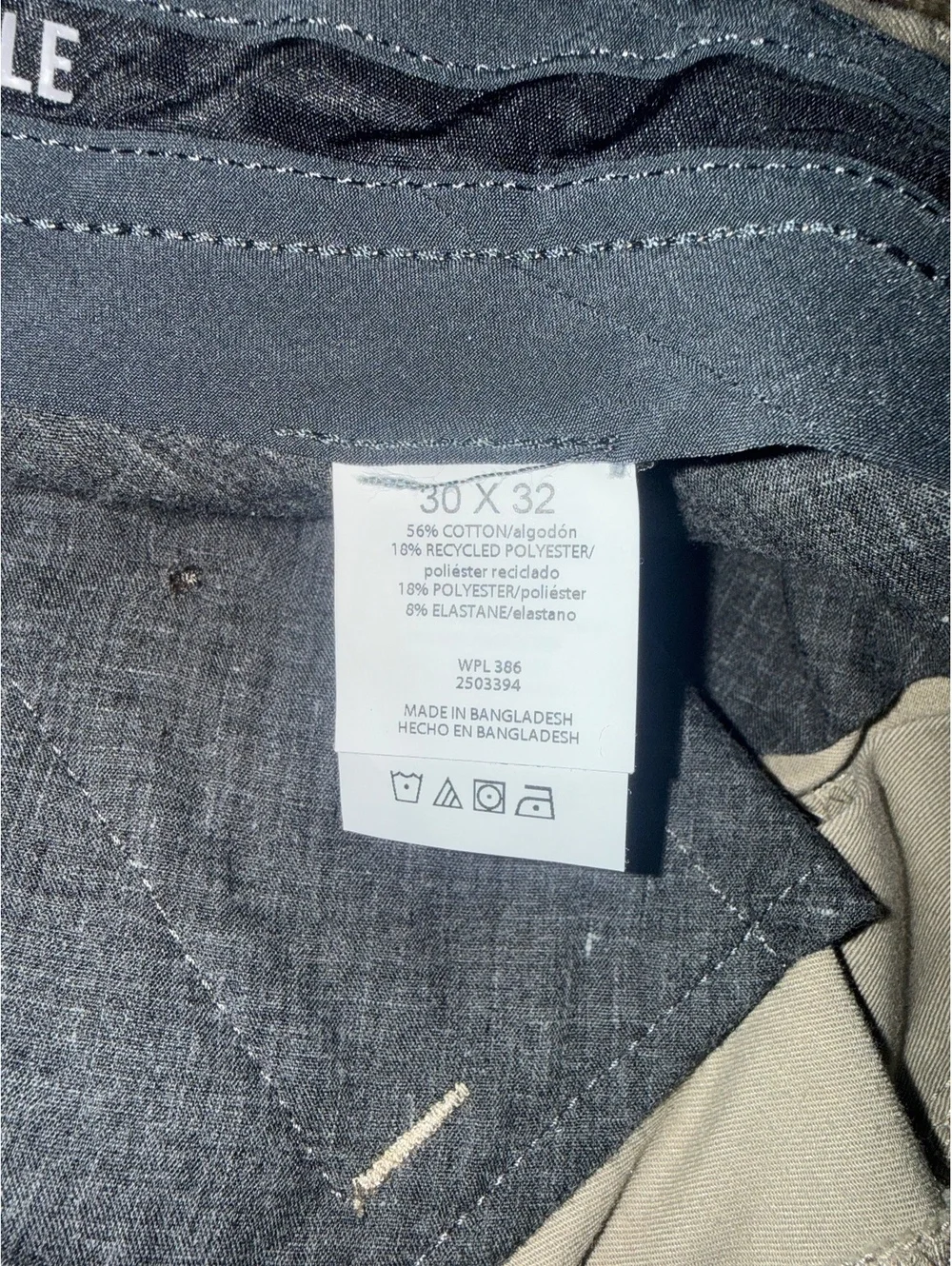 Kenneth Cole Men's Khaki Chino Pants Size 30x32
